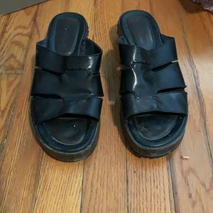 Black Cole Haan sandals, size 9B